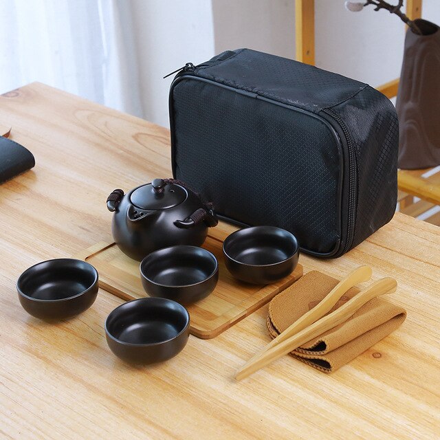 Ceramic teapot kettle gaiwan Chinese Travel Ceramic tea cup for puer chinese tea pot portable tea set drinkware: 06