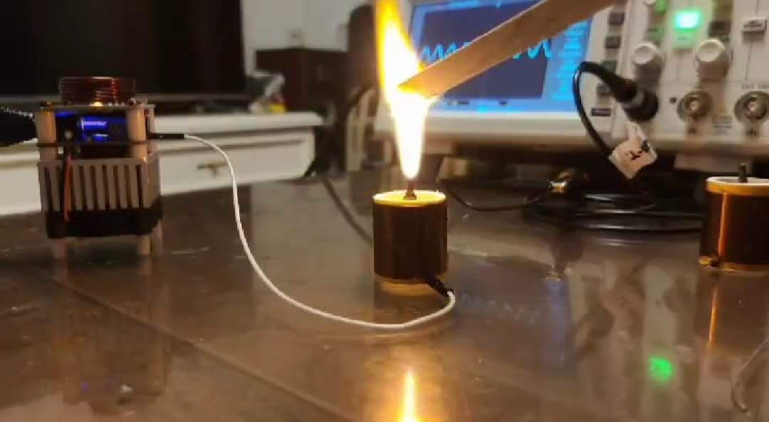 Bobine Tesla HFSSTC haute fréquence, bougie électronique, flamme Plasma