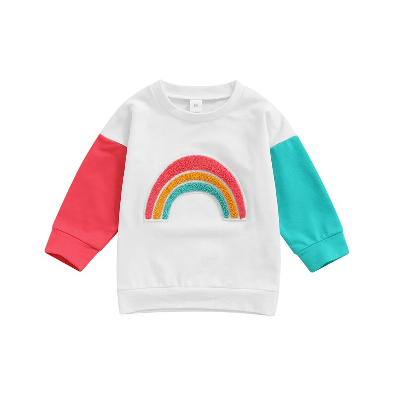 Shirt met lange mouwen meisjes tops jongens shirt kleine kinderen lange mouwen cartoon kat print T-shirt tops, zwart, 2-3 Jaar