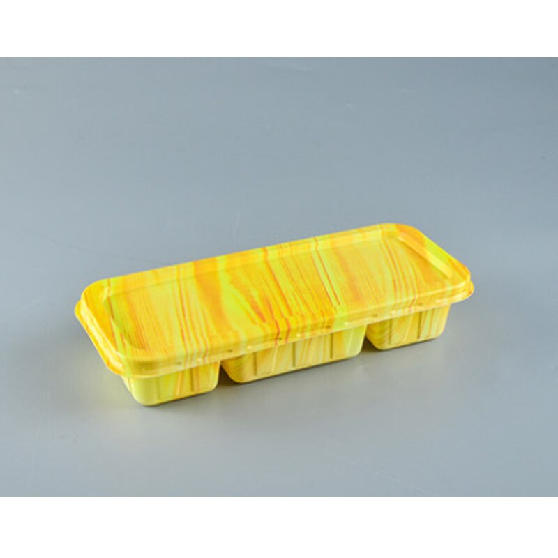 Wegwerp Lunchbox 600Ml Magnetron Verwarming Snack Dessert Cookies Sushi Gebakken Rijst Takeaway Container.: B3