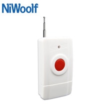 433 mhz trådløs panikknap med antenne, én nøgle sos hastende alarm, , til indbrudstyv app / pstn / wifi / gsm alarmsystem,