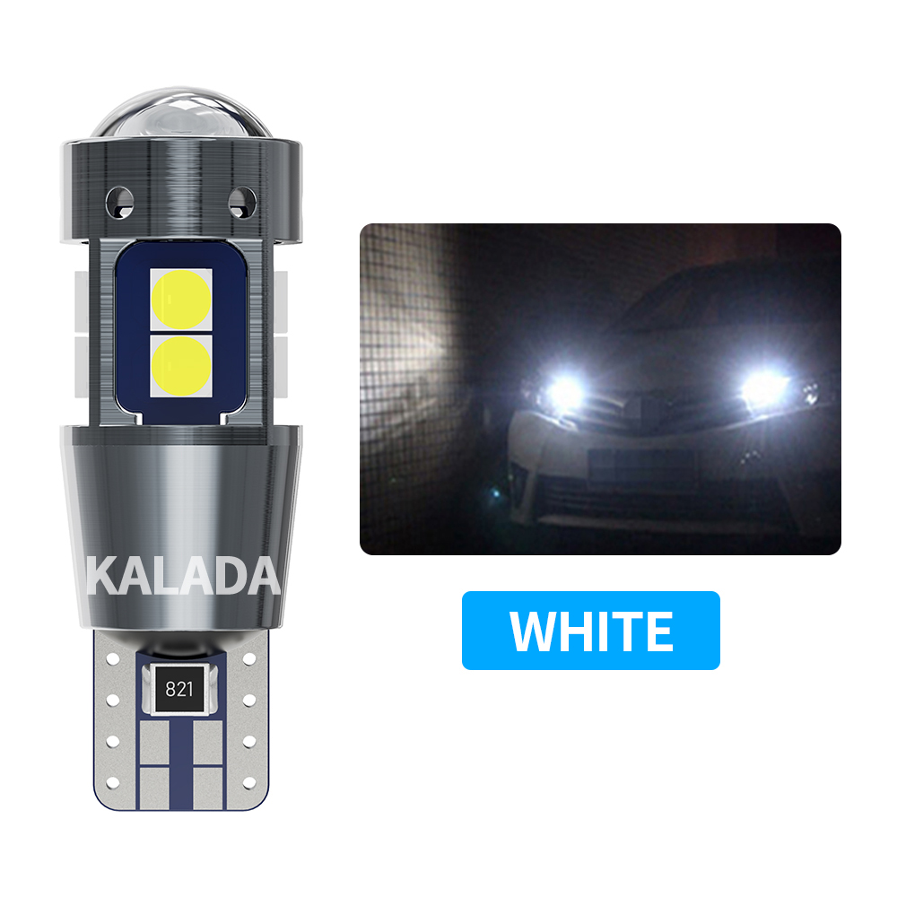2x hochwertige W5W T10 LED CANBUS kein Fehler 5W5 12V 3030 SMD superhelle Auto-Innenseite Lichtmarkierung Parklampe Autolampen: Blau