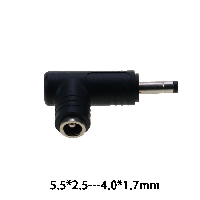 Adaptador de enchufe hembra DC 5.5X 2,5 MM, conectores a 6,3, 6,0, 5,5, 5,0, 4,0, 3,0mm, 2,5, 2,1, 1,7, 1,0mm, 7.4HP, 1 unidad: A