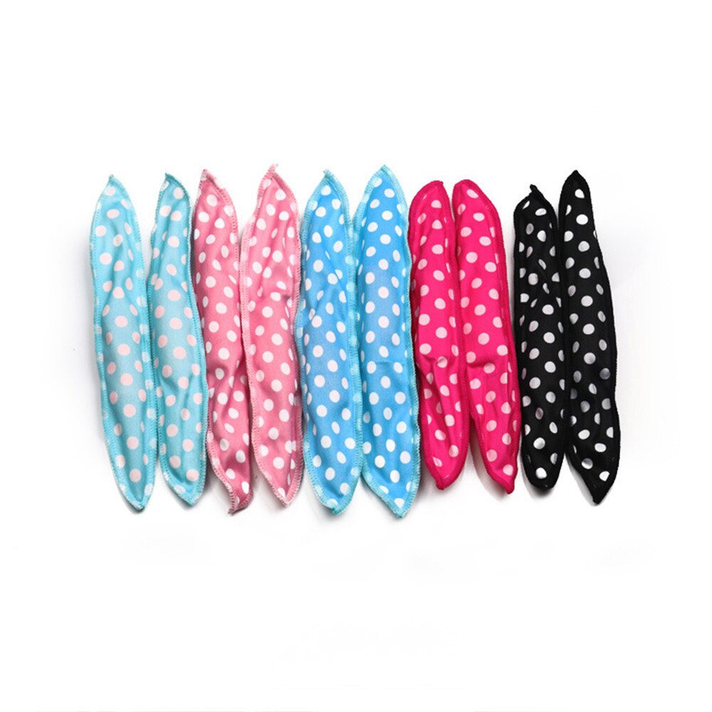 10 Pcs/Lot Hair Curlers Soft Sleep Pillow Hair Rollers Set Best Flexible Foam And Sponge Magic Hair Care Diy Hair Styling Tool