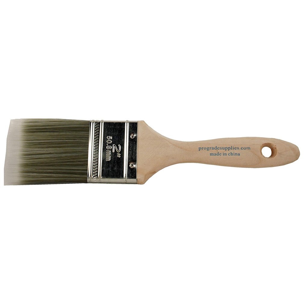 Angle Aritst Penselen Set - 6 stuks schuine kunstpenselen voor acryl, olie, aquarel schilderen - Premium nylon haar Anglular Shader Brush voor beginners en professionals