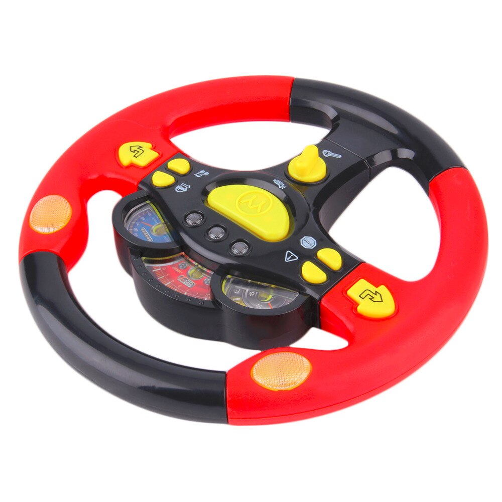 Car Driving Simulation Children's Steering Wheel Toy Baby Childhood Educational Toy for Kids