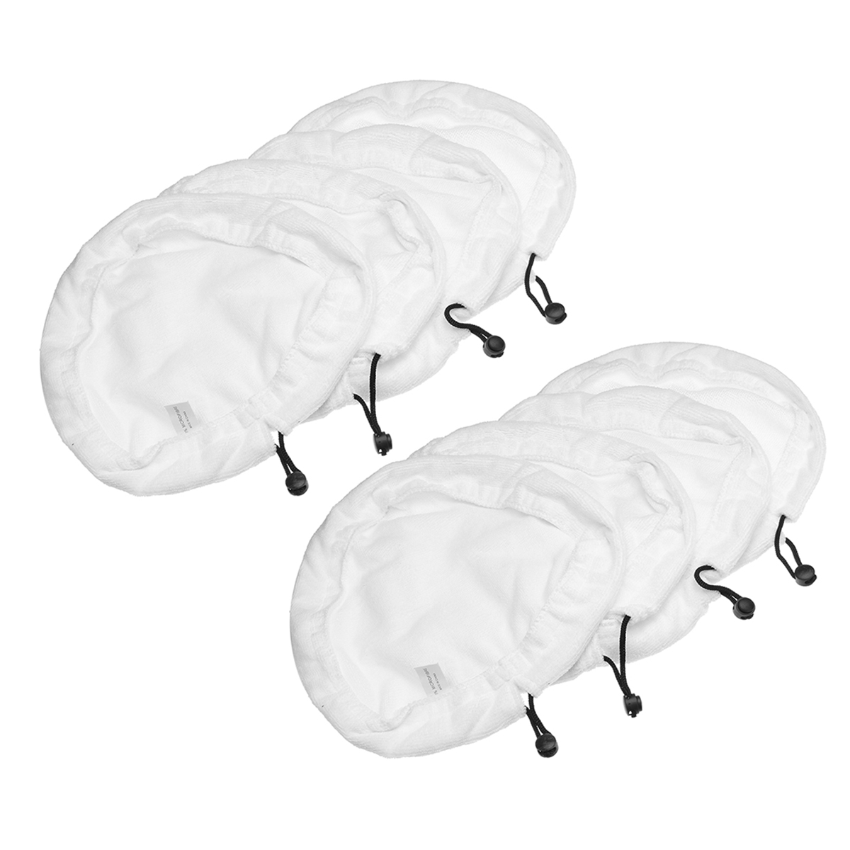 Tampons pour nettoyeur vapeur, 8 pièces, serpillères de remplacement, accessoires pour l'entretien ménager microfibre