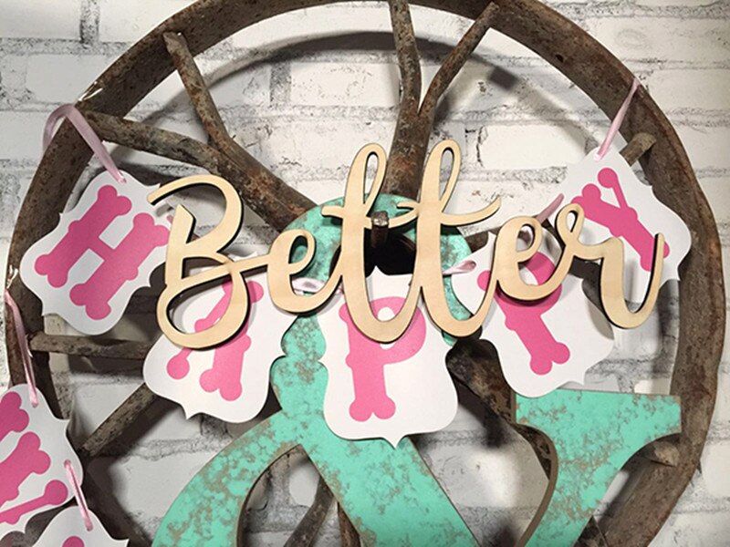 2pcs/lot Chair Signs for Wedding - Better Together Wood Wedding Sings for Reception Wood Letter Wedding Decoartion Supplies