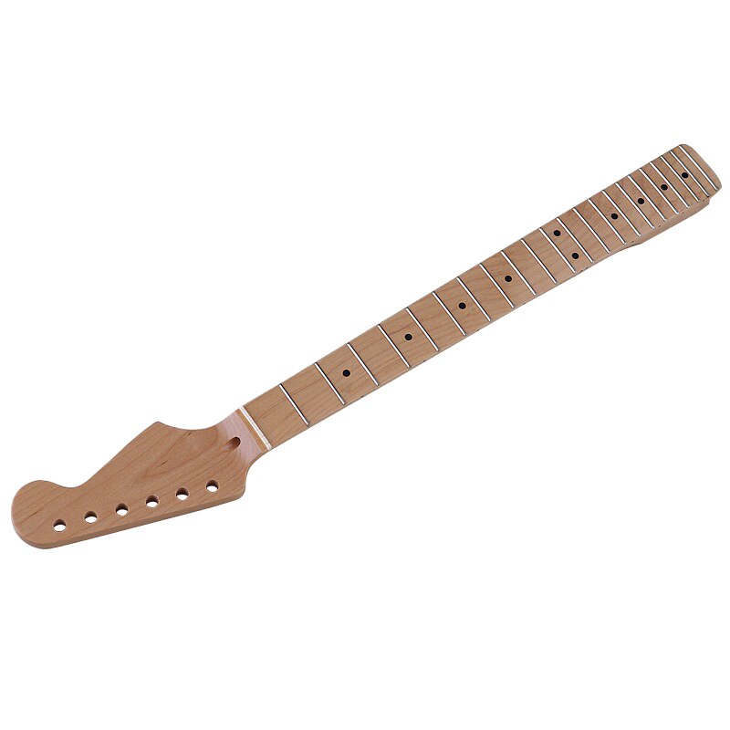 ST small head Canada maple natural color electric guitar neck 22 frets with black position marks and middle line