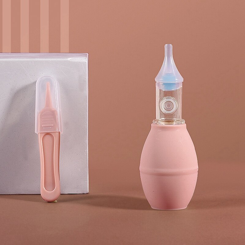 Kind Baby Nasensauger Silikon Nase Reiniger Neugeborenen Baby Pflege Sauger Reiniger Sicher Hygienisch Nase Sauger Mit Pinzette Bausätze: PK