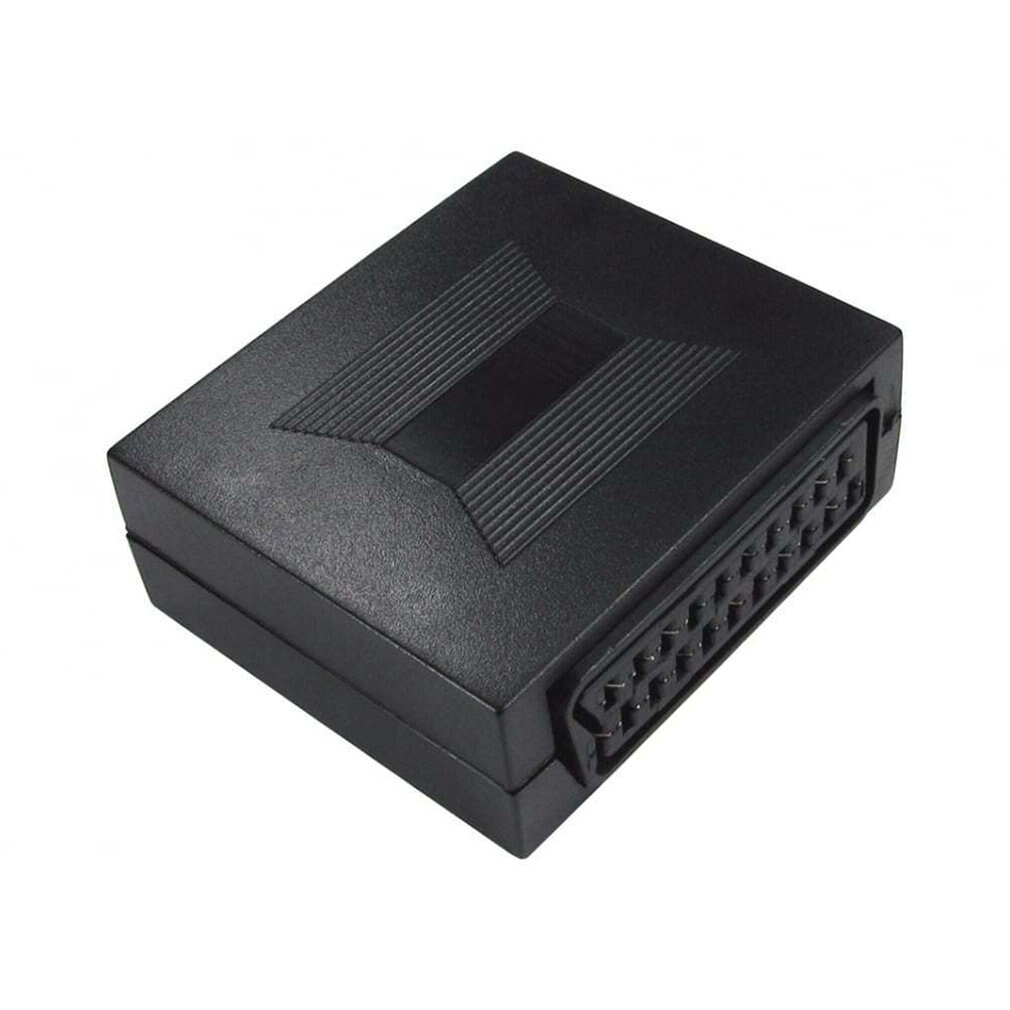 21 Pin Scart Koppeling Kabel Lood Joiner Sluit Adapter Vrouw tot Vrouw Socket