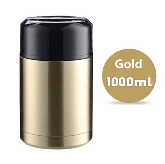 Boîte à déjeuner Thermos de grande capacité 800ML/1000ML, conteneurs portables en acier inoxydable pour aliments et soupe, flacons sous vide Thermocup: Violet