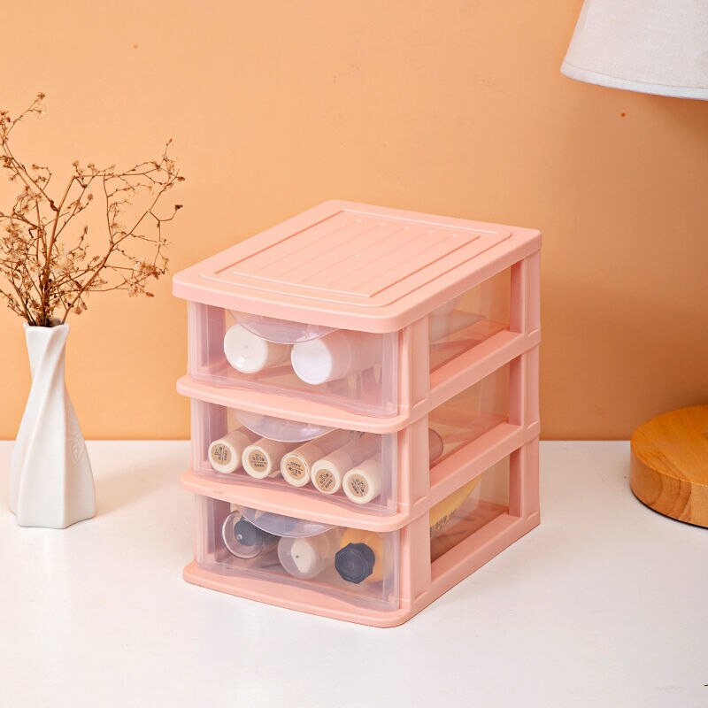 Drawer Organizer Desktop Storage Box Office Finishing Dormitory Stationery Storage Cabinet Makeup Cosmetics Sundries Organizer: A