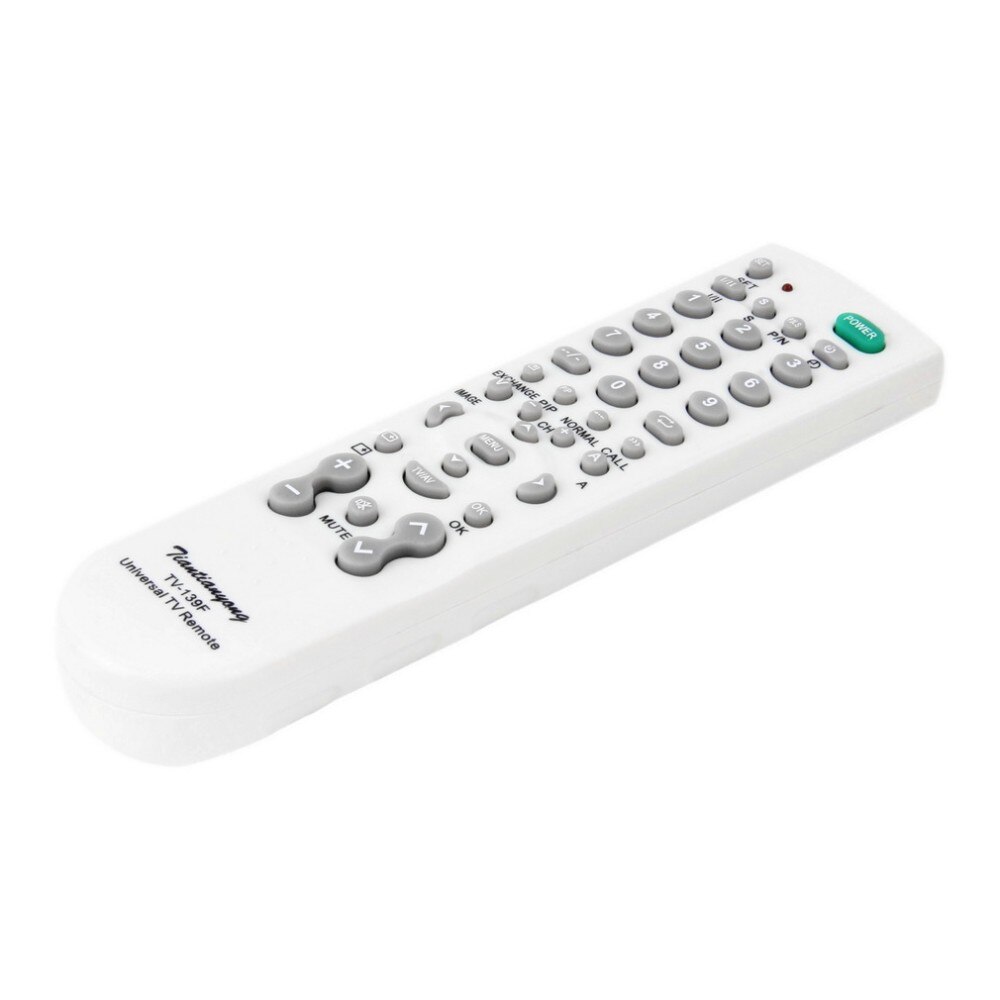 139F Universal TV Remote Control Multi-functional Smart Remote Controller for TV Television White TV-139F