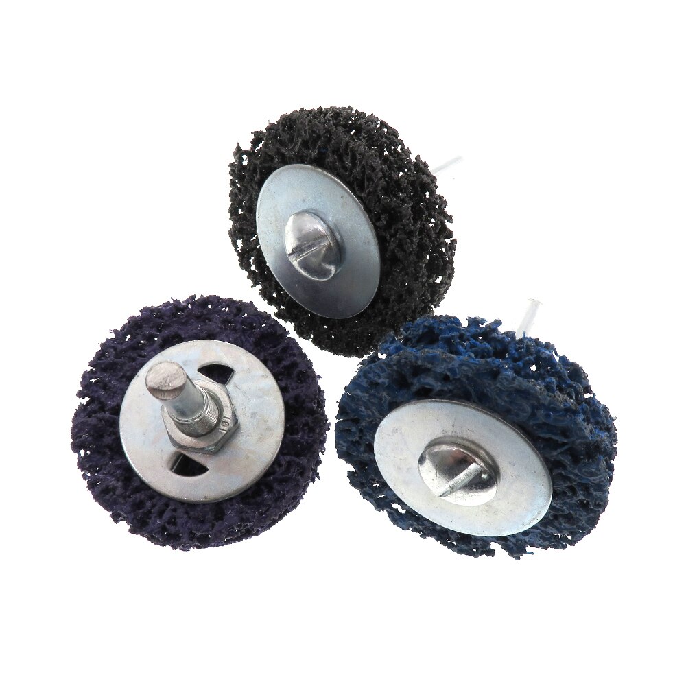 3pcs Strip Discs Abrasive wheel Paint Rust Removal Clean Grinding Wheel Paint Rust Removal Clean For Angle Grinder: 2inch each of 1