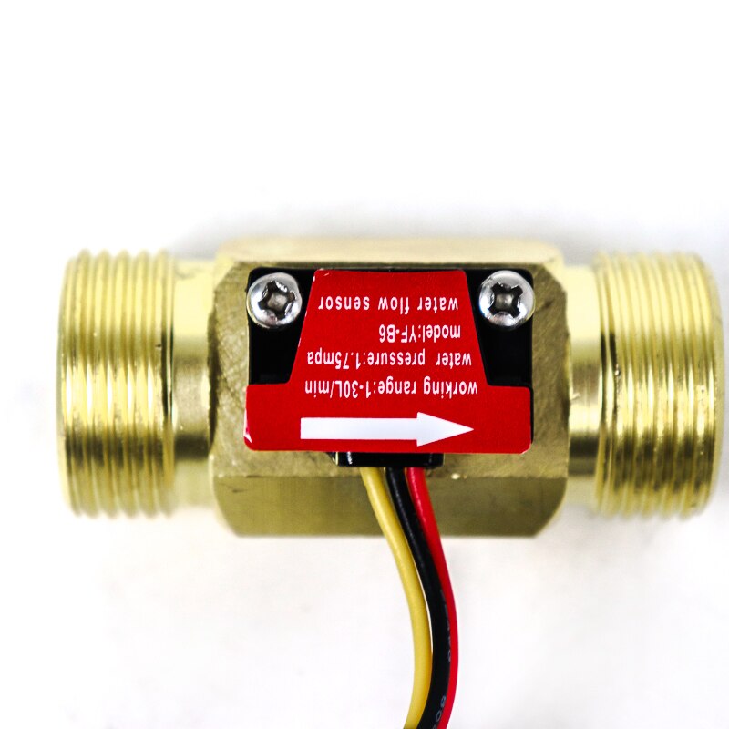 Wasser Fluss Sensor Durchflussmesser G3/4 2-50L/min