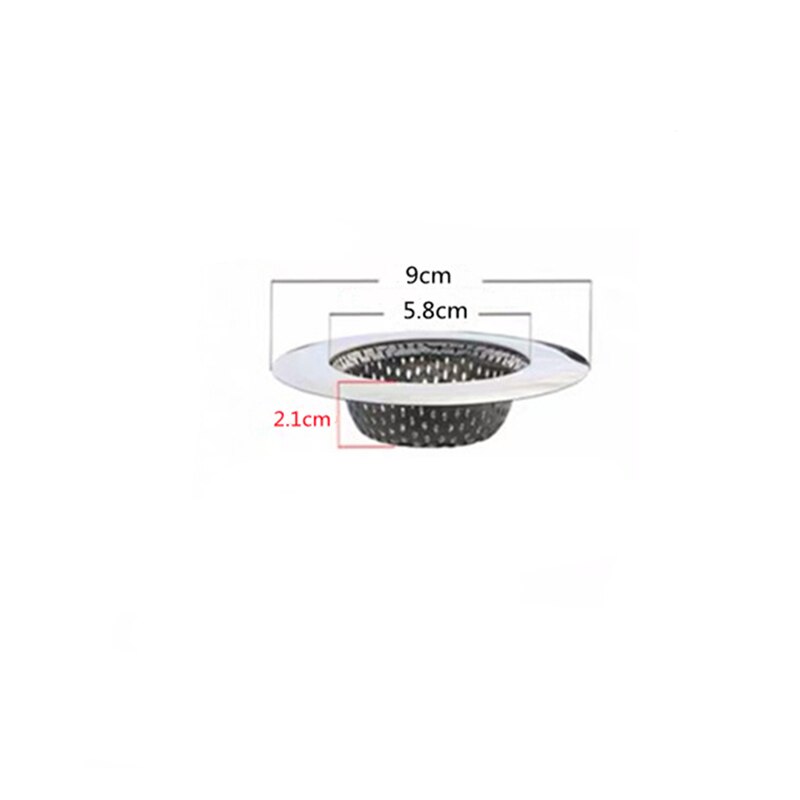 Sink Funnel Kitchen Sink Strainer Sink Sink Floor Drain Sewer Stainless Steel Strainer Cage: Medium
