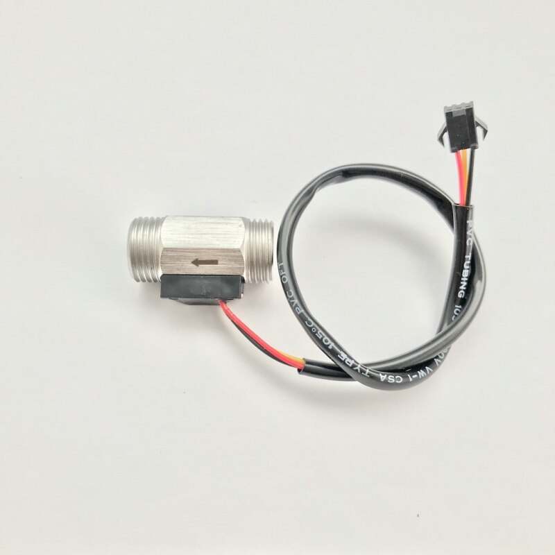 USS-HS21TI Stainless Steel 304 Hall Effect Water Flow Sensor 1-30L/M G1/2" Turbine Flowmeter for Dosage Controller Irrigation