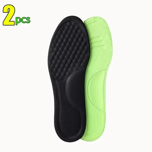 16/2pcs Memory Foam Nano Insoles Unisex Soft Sweat-Absorbing Shoe Sole Insert Paddings Women Men Orthopedic Sports Cushion: GRIJS / 11