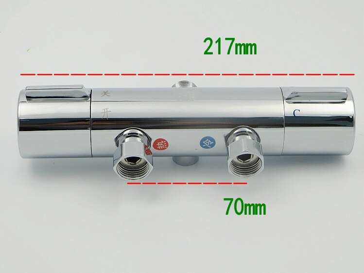 Traditional Concealed Thermostatic Shower Mixer With Flow Control Crosstop Handles