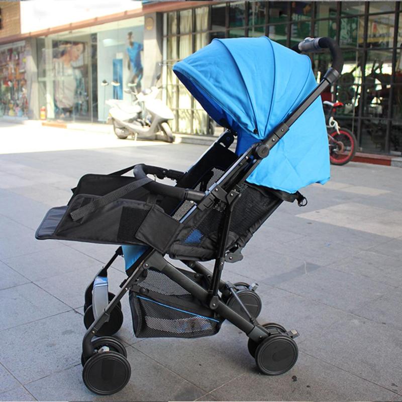Trolley Universale Estendere Poggiapiedi Bordo Del Capretto Del Bambino del Panno di Oxford Sedile Allungamento Confortevole Passeggino Carrozzina Accessorio
