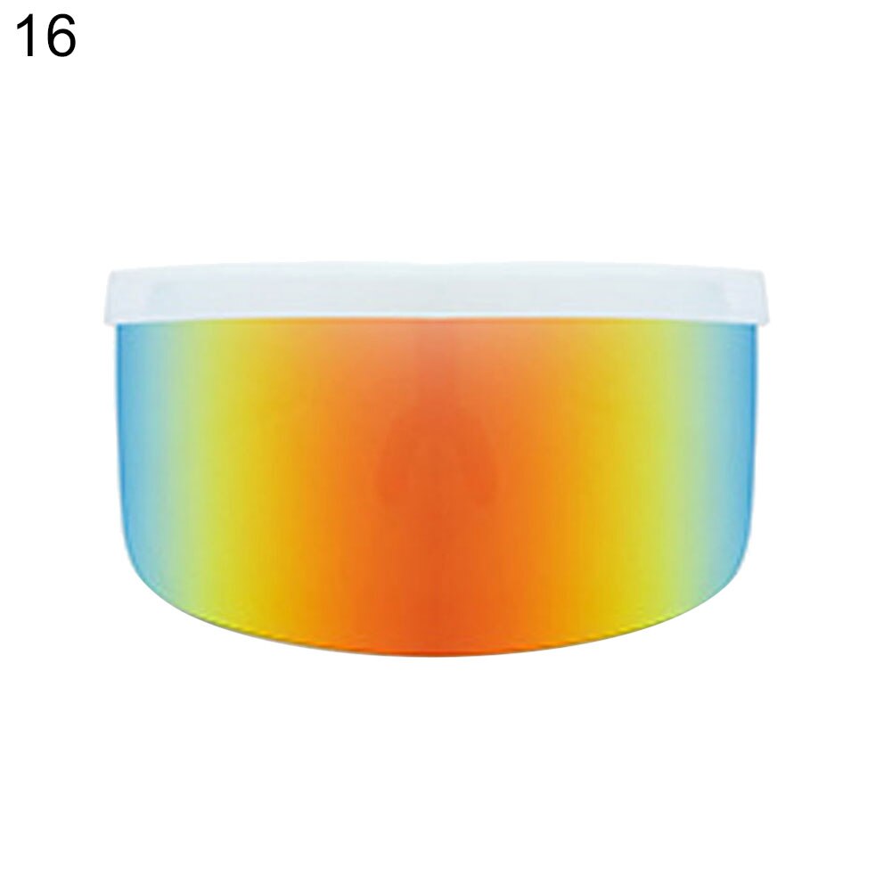 Kids Shade screen Oversized Exaggerated Visor Half Face Shield Protector Anti UV Sunglasses: 16