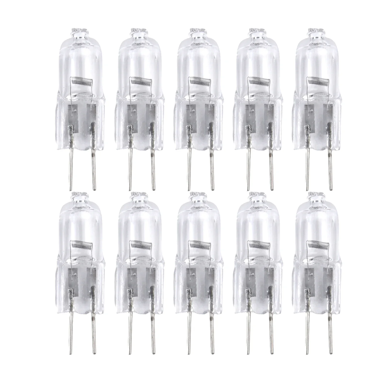 10 pièces lampe halogène 2 broches ampoule G4 12V 5W/10W/20W/30W/50W halogène Capsule lampe ampoules bureau lumière remplacements