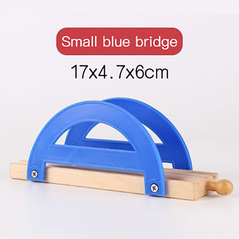 DIY Wooden Railway Track Toy Universal Accessories Competible for Thoman Track Educational Rail Train Toys for Children: 21