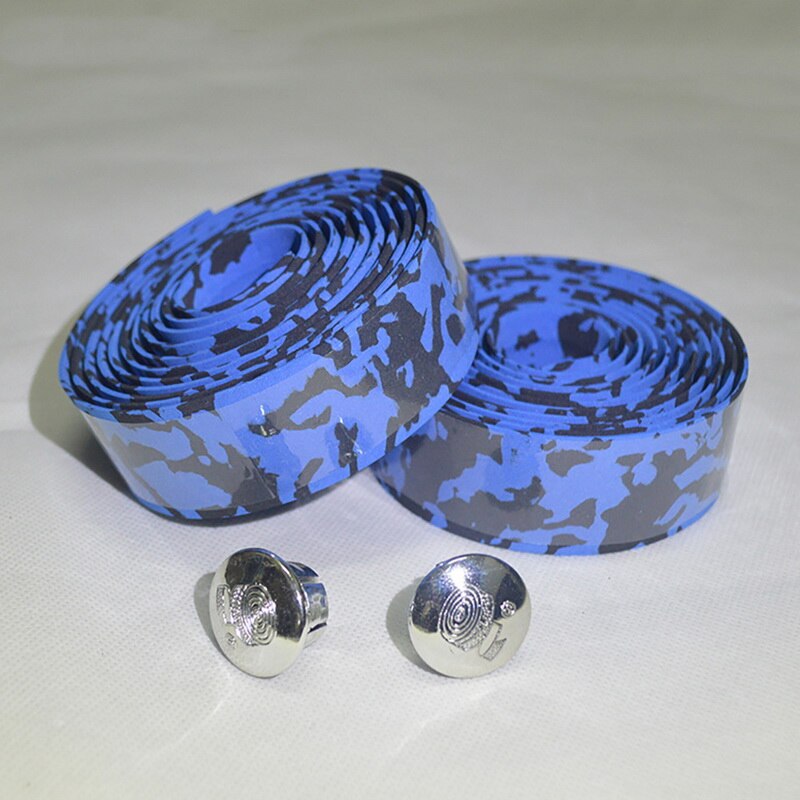 1 stück Rennrad Fahrrad Lenker Band Camouflage Radfahren Griff Gürtel Kork Wrap Mit Bar Plugs Lenker Band Wrap: 11