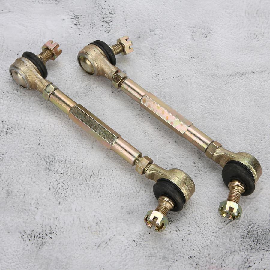 Paar 10mm/0,39 in Bolzen Spurstangenkopf Ball Schreiner passen für 150cc 250cc Quad Schmutz Fahrrad ATV Buggy TA Edelstahl Ball Schreiner