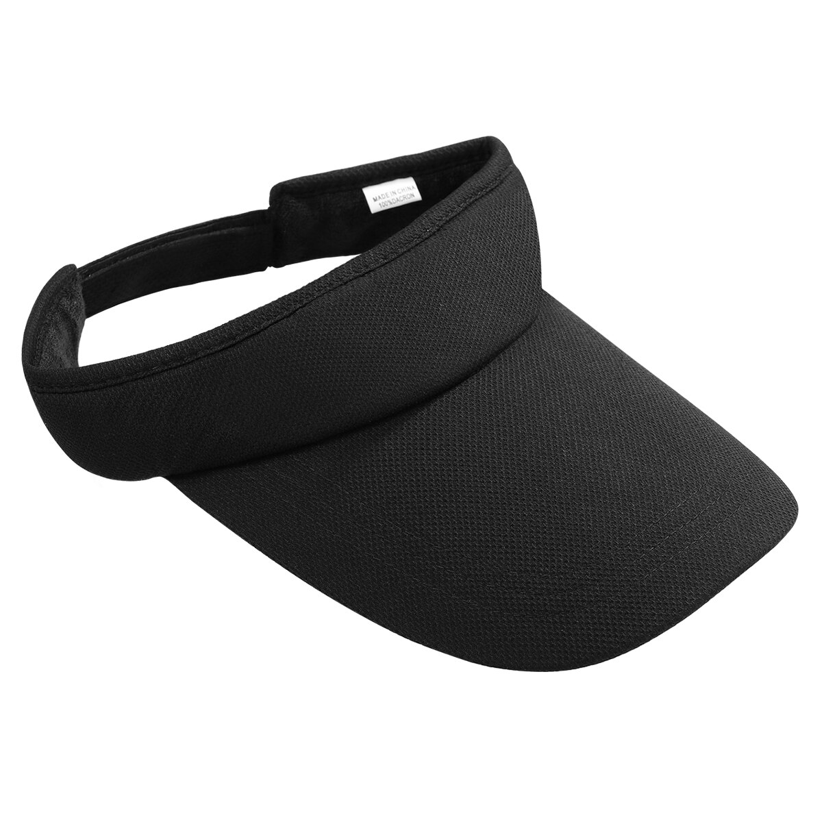 VORCOOL Sun Visors Cap Adjustable Sports Sun Hat for Outdoor Travel Exercises Golf (Black)