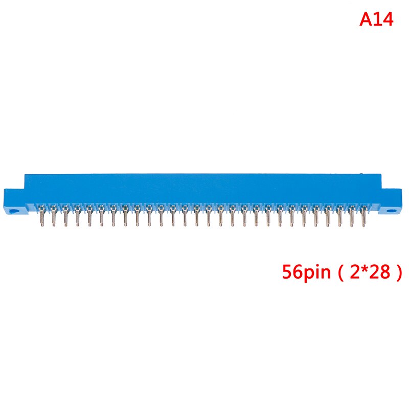 Vendita calda 1PC serie 805 3.96mm passo PCB Slot scheda di saldatura connettori bordo 8-72 Pin 16 stili: A14