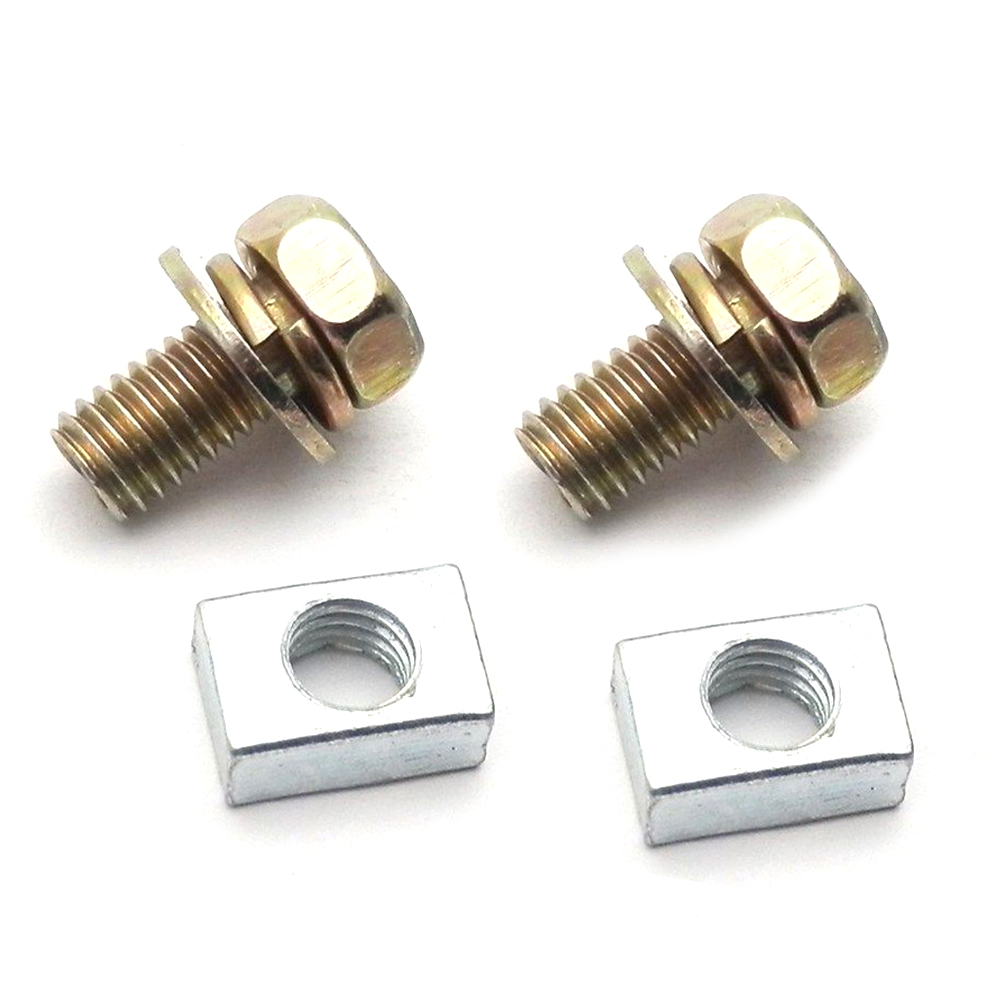 Kit d'écrous et vis de boulons de Terminal de batterie universel pour moto, vélo, Scooter, ATV DIRT, M5x10mm, accessoires d'intérieur, 4ah, 5ah, 2 jeux