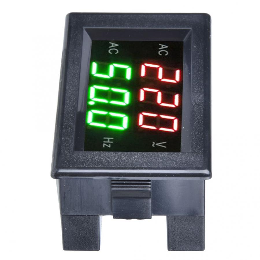 Digitale Frequentie Meter Generator Dual Display LED Digitale AC Voltmeter Frequentie Meter Testing Tool Meetinstrument