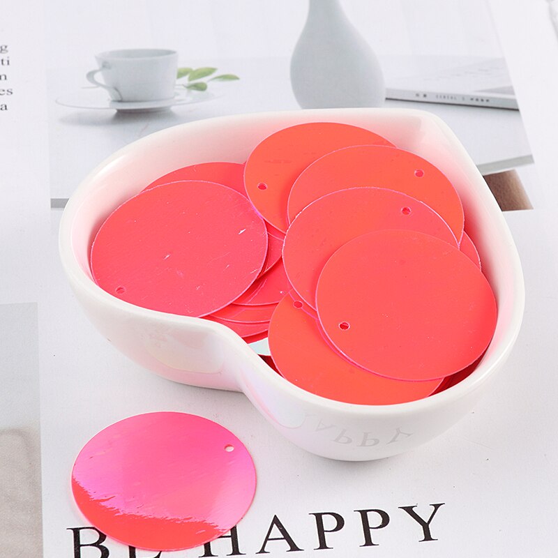 10g/- pack 30 mmab kleur platte ronde losse pailletten pailletten naaien bruiloft knutselen, dameskleding accessoires