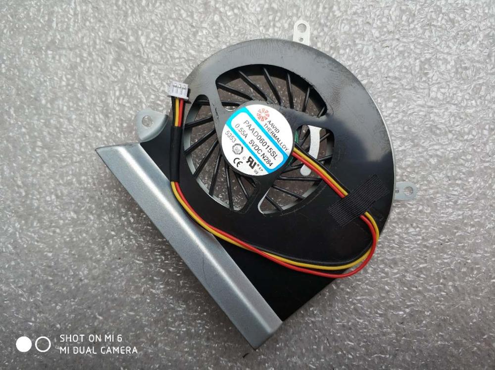 Ventilateur de refroidissement CPU adapté pour MSI GE60 MS-16GA MS-16GC MS-16GH MS-16GF GP60 PAAD06015SL N284 N039 0.55A 5V,: OEM Fan