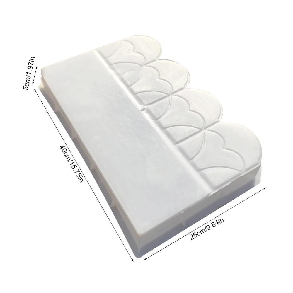 Antique Fence Path Mold Courtyard Garden Concrete Mould Decor Flower Pool Brick Mold Flower Pool Brick Plastic Mold for Garden