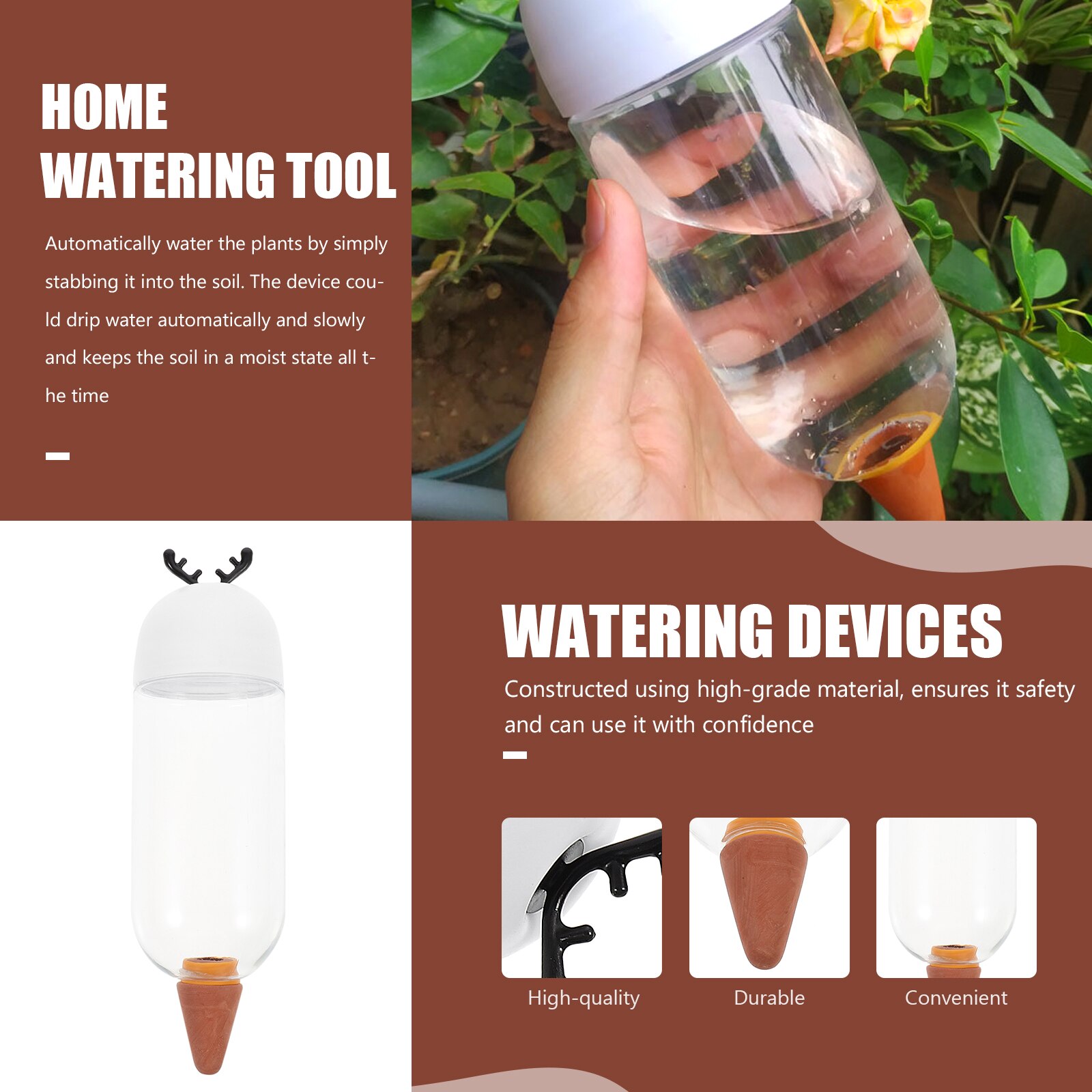 1pc Plants Watering Dropper Automatic Watering Device Drip Irrigation Tool