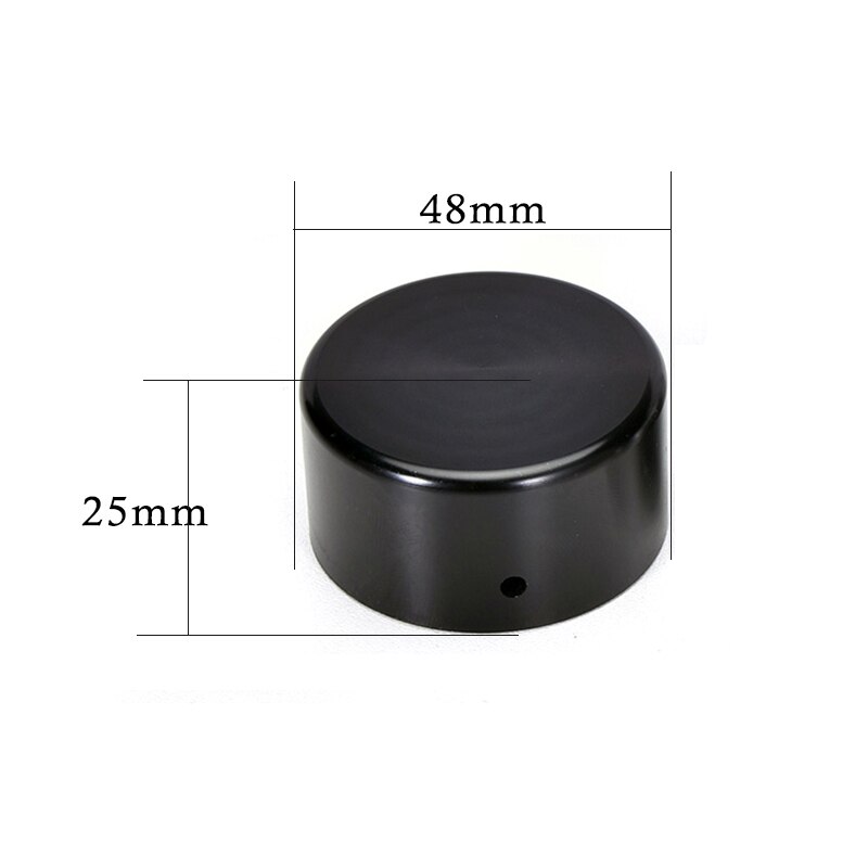 Aluminiowa podstawka montażowa pokrętło regulacji głośności 1 szt. Średnica 48mm wysokość 25mm pokrętło wzmacniacza pokrętło potencjometru głośnika