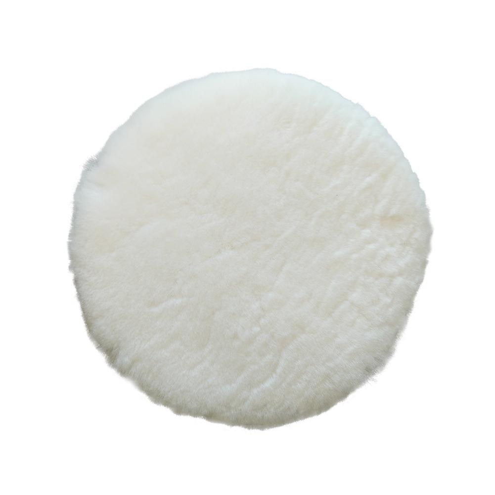 1Pcs Wool Buffing Pad Wax Polishing Buffer Car Polisher Pad Magic Sticker Waxing Polishing Pad Car Paint Care Polisher Pads: 6 inch