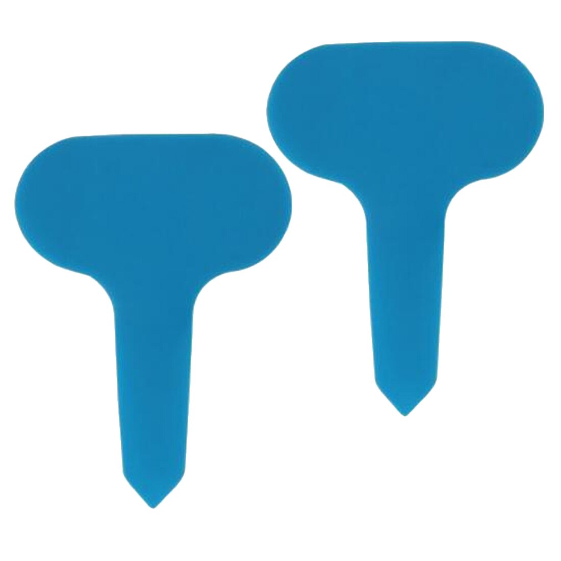 Étiquette plastique PVC blanc avec une perforation