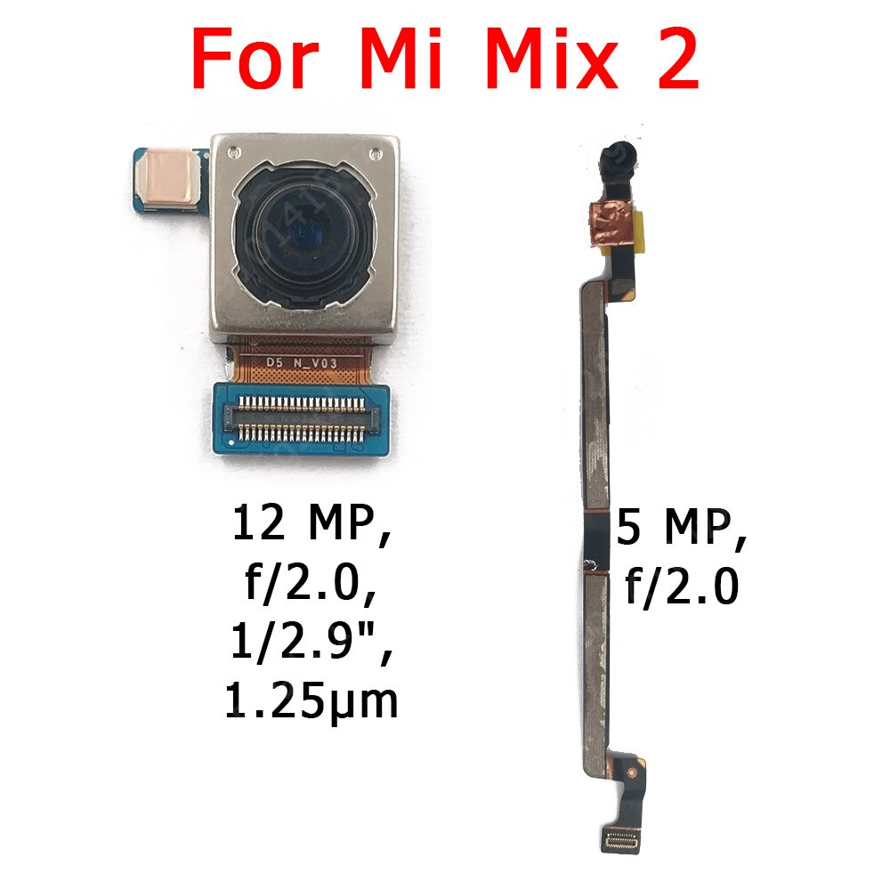 Original Front and Rear Back Camera For Xiaomi Mi Mix 3 Mix3 Main Facing Camera Module Flex Cable Replacement Spare Parts
