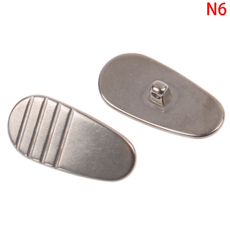 Metall neseputer titanium legering briller nese pads briller nese pads melon frø vanndråper runde briller tilbehør  gh882: N6