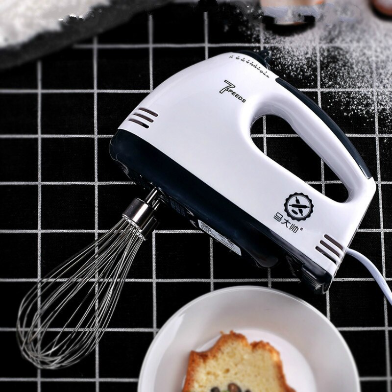 Batidor eléctrico de mano para el hogar, pequeño batidor de crema, mantequilla, huevo, blanco, para hornear pasteles, mezclador automático