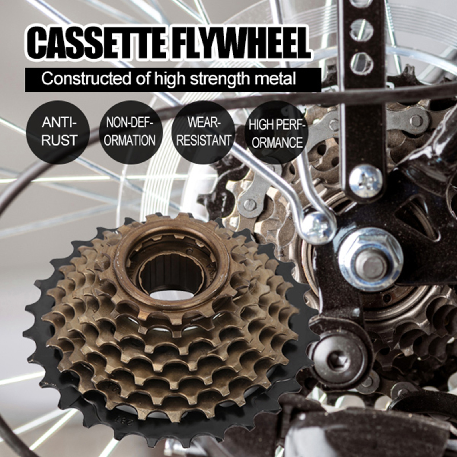 14-28T Mtb Racefiets Vrijloop Fiets Freewheel Cassette Tandwiel 6/7/8 Speed Mountainbike Vervanging Accessoire fiets Onderdelen
