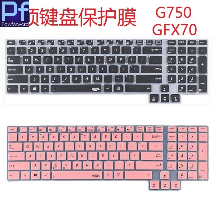 17.3 17 inch laptop Keyboard Protector skin for ASUS Rog G751jt G751jy G751jm GFx72 GFX72vs gfx72vy Gfx72vt GFX71j G752VT G752