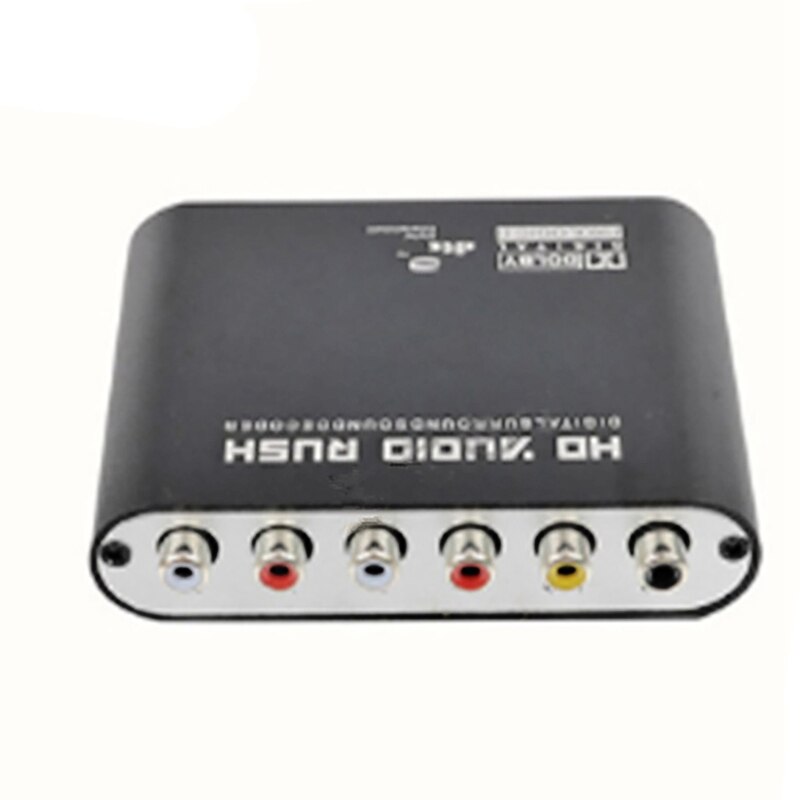 Audio Decoder,Digital Optical Coaxial To Analog Audio Converter 5.1 Audio Decoder AC3 Optical Digital Amplifier