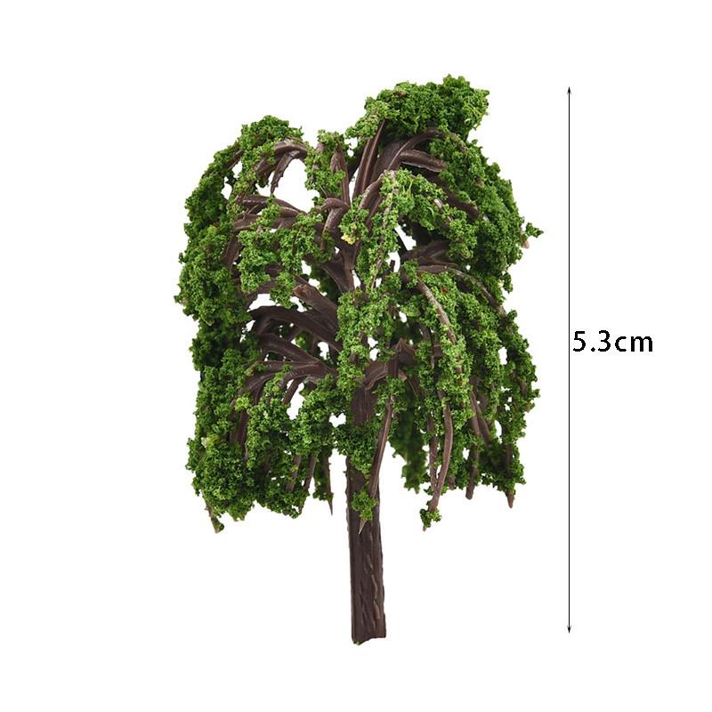 16 style Mini arbre fée jardin décorations Miniatures Micro paysage résine artisanat bonsaï Figurine jardin Terrarium accessoires: tree 014