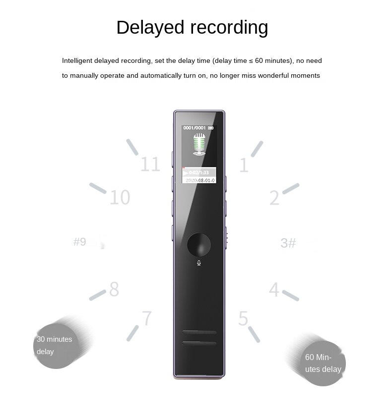 Yiguo N8s Digitale Recorder, Geschikt Voor Studenten Opnemen In Klasse, Ondersteuning MP3 Speler