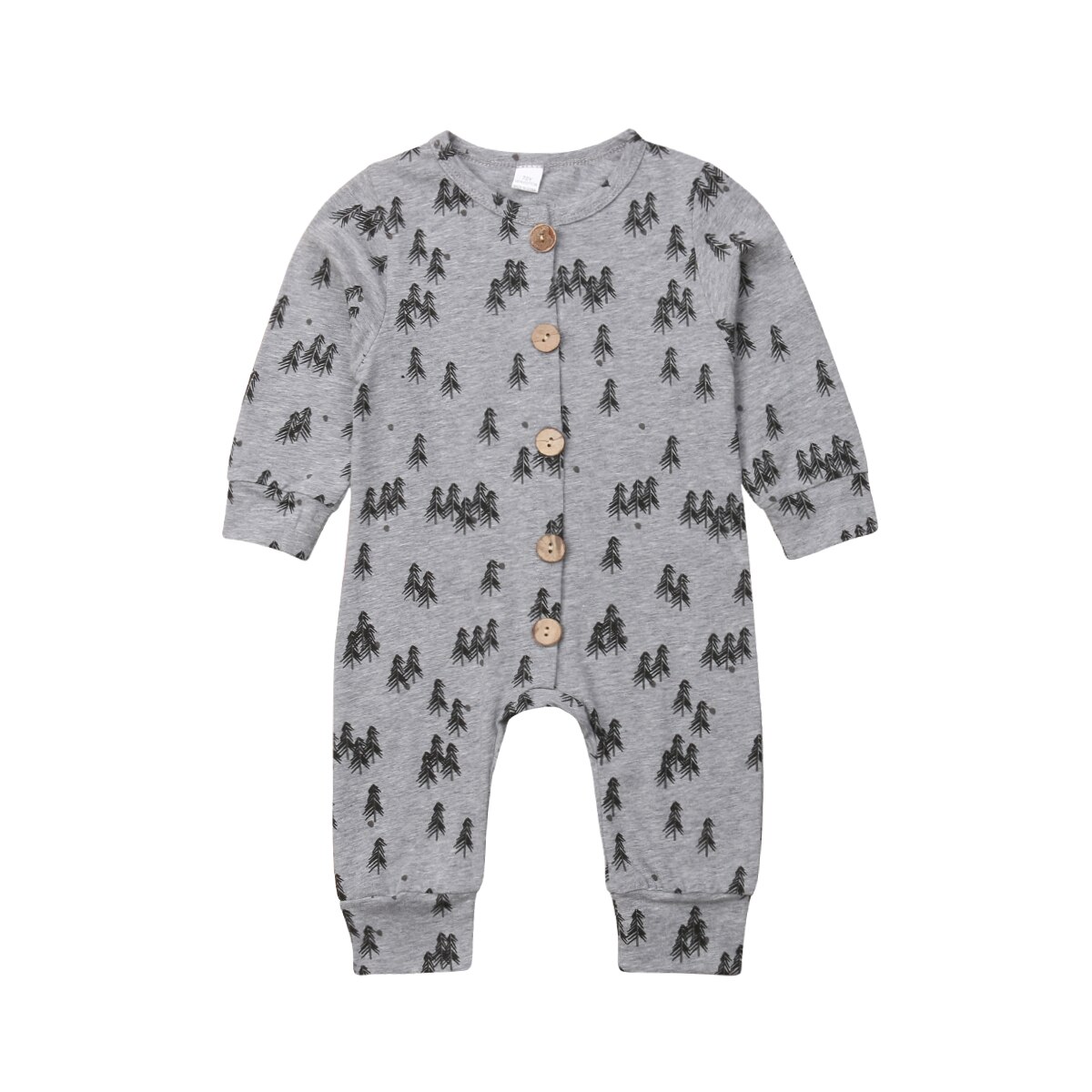 pudcoco Pine Trees Baby Kids Boys Girls Infant Romper Jumpsuit Clothes baby girl boy 100% Cotton romper baby girl boy